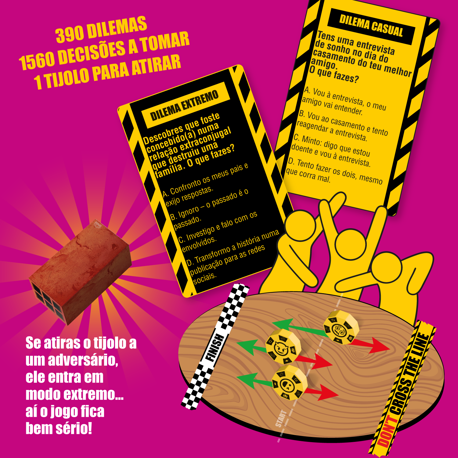 CRUZA LA LÍNEA - Juegos creativos en vivo