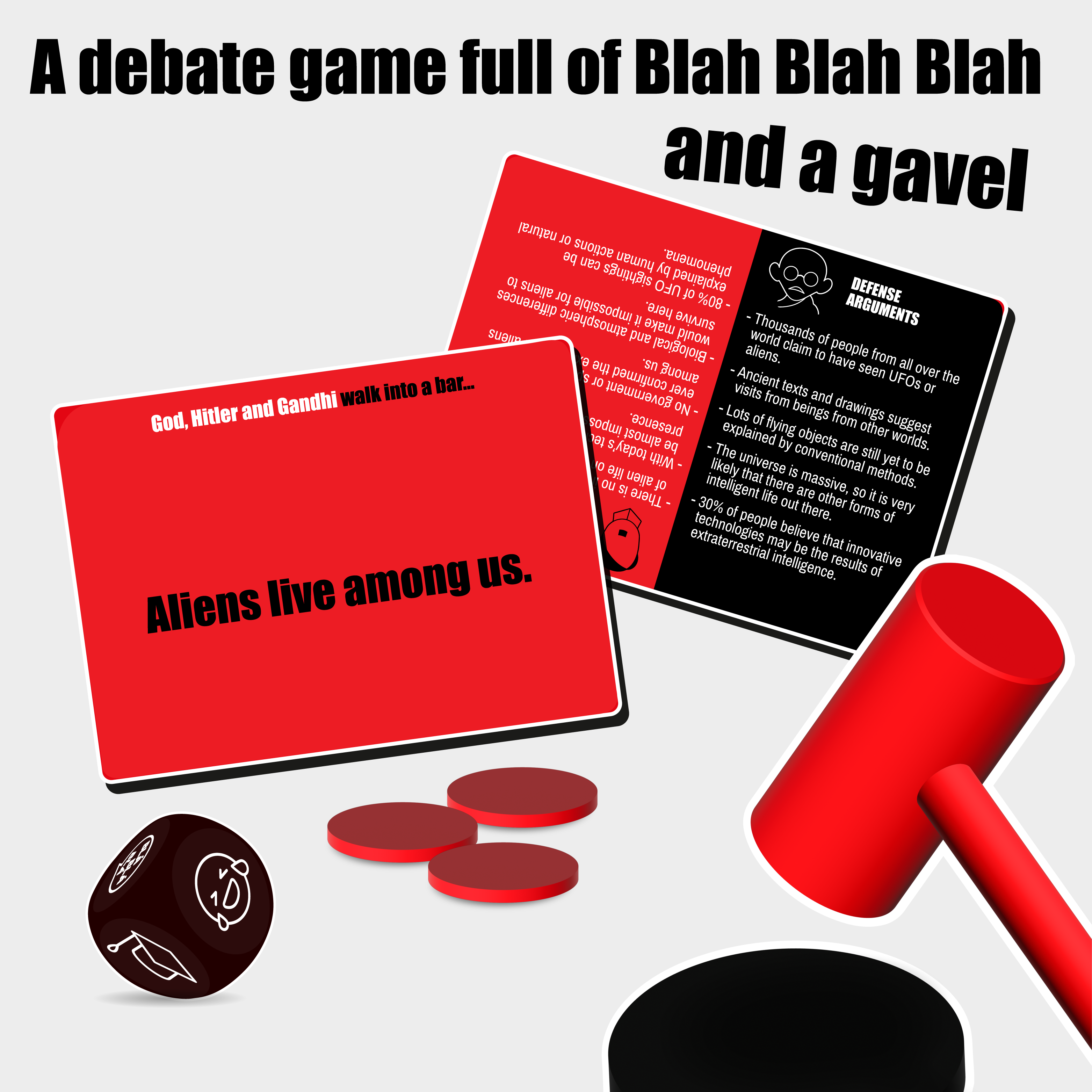 Dios, Hitler y Gandhi caminan hacia un bar...