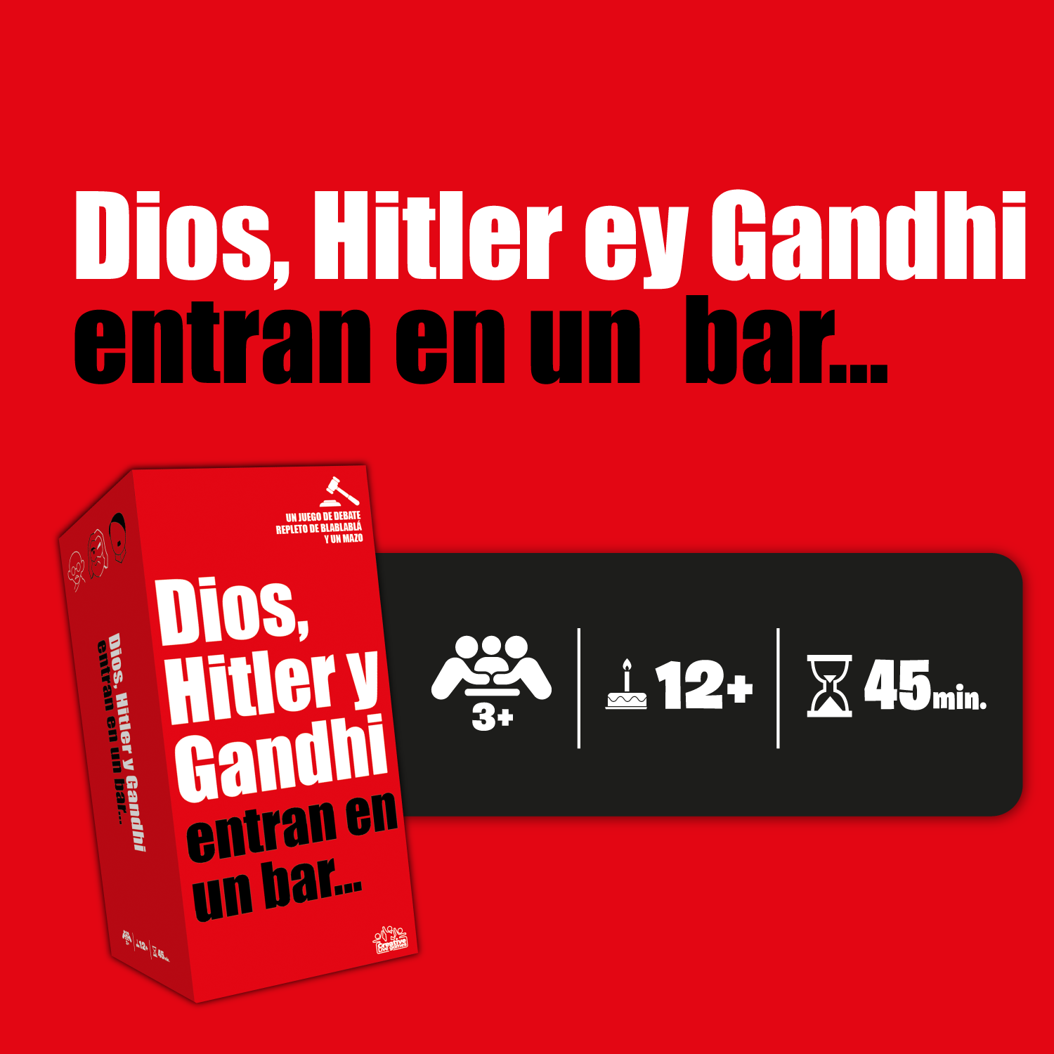 Dios, Hitler y Gandhi entran en un bar... - Creative Live Games