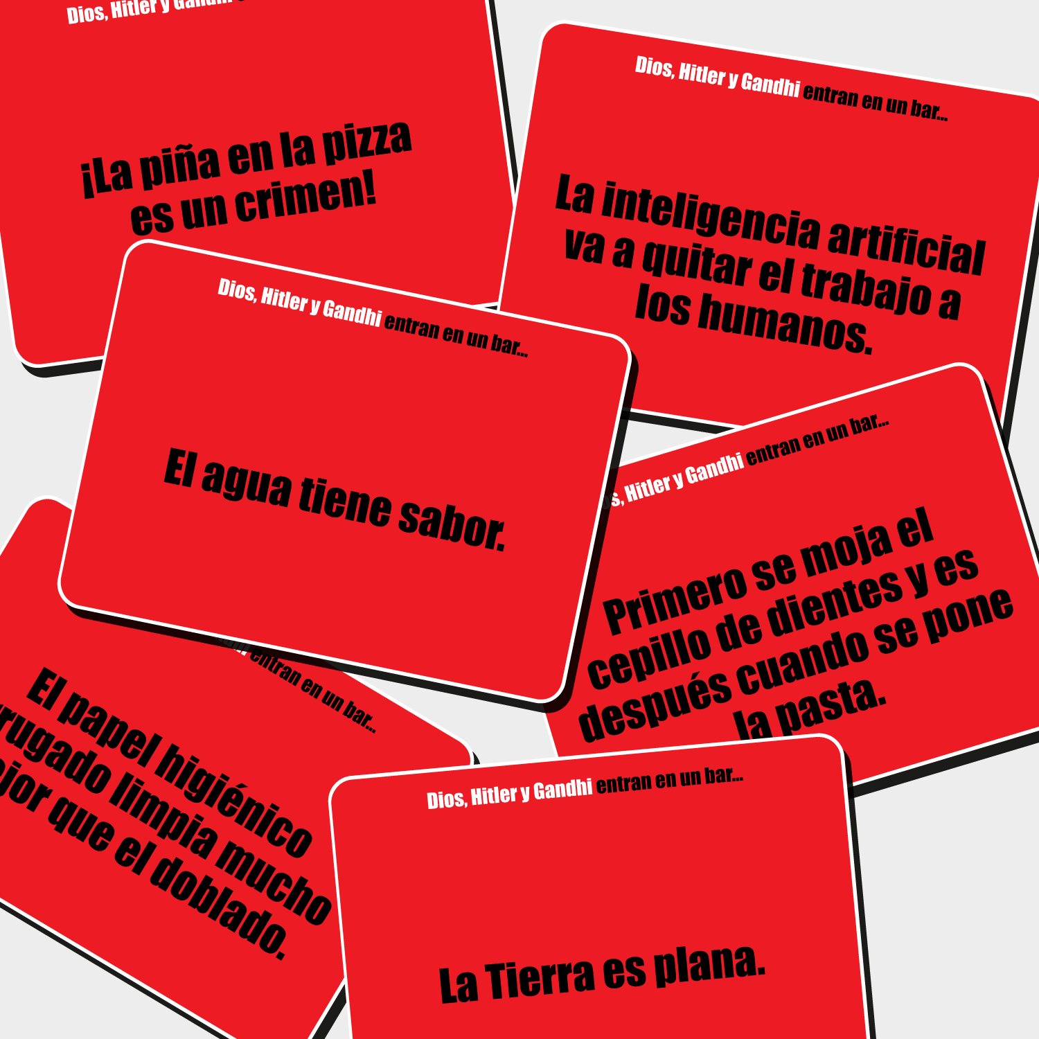 Dios, Hitler y Gandhi entran en un bar... - Creative Live Games