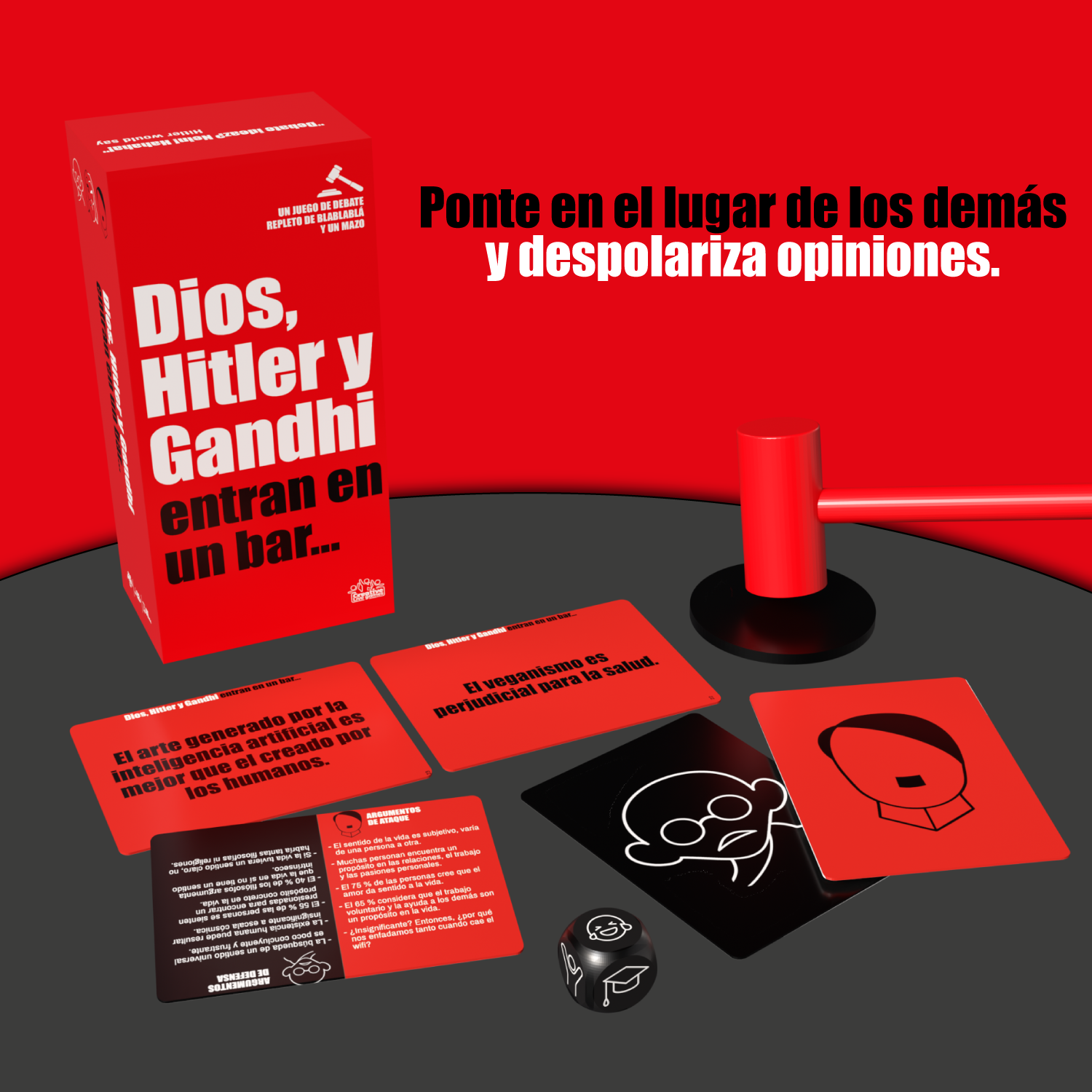 Dios, Hitler y Gandhi entran en un bar... - Creative Live Games