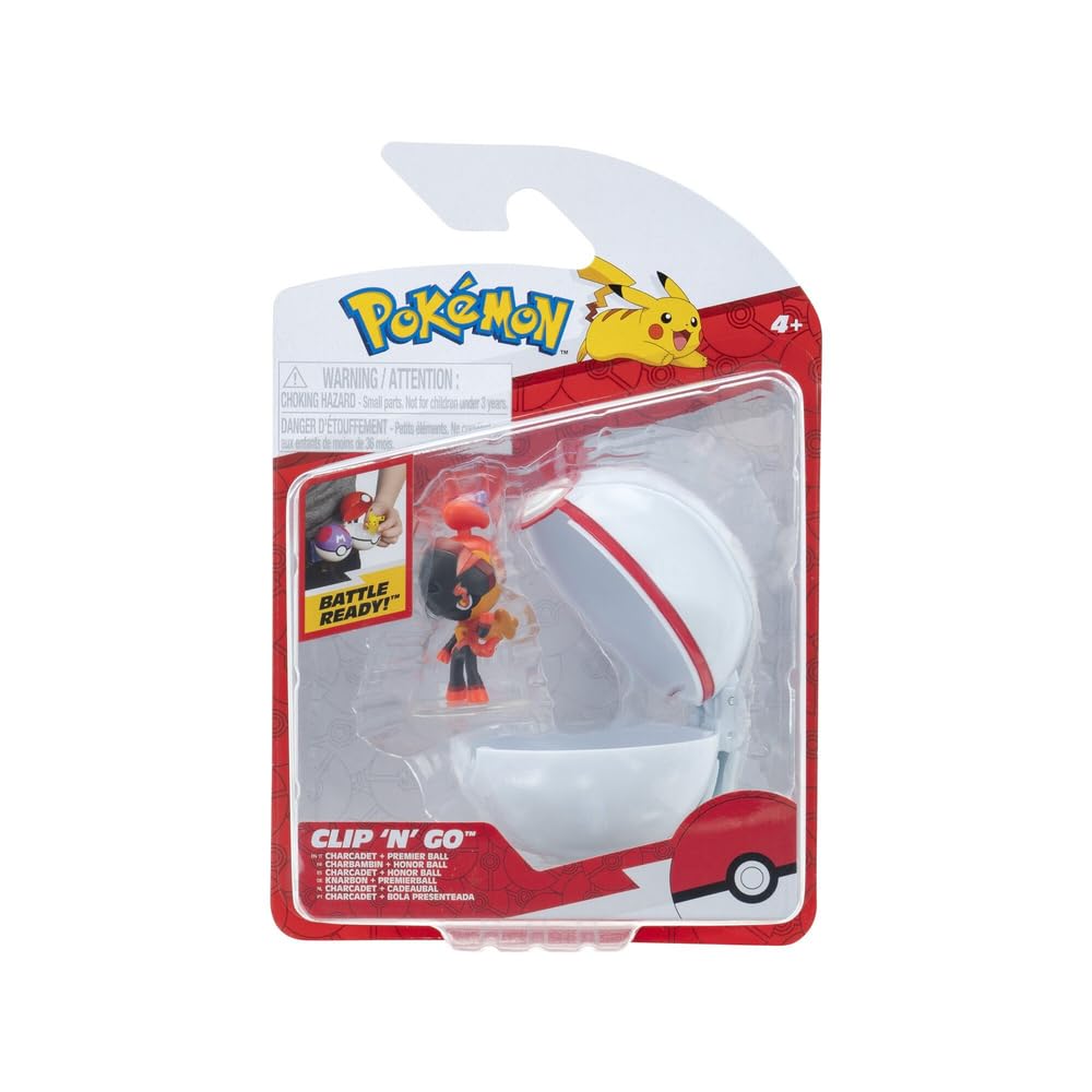 Pokémon Clip N' Go - Charcadet + Premier Ball