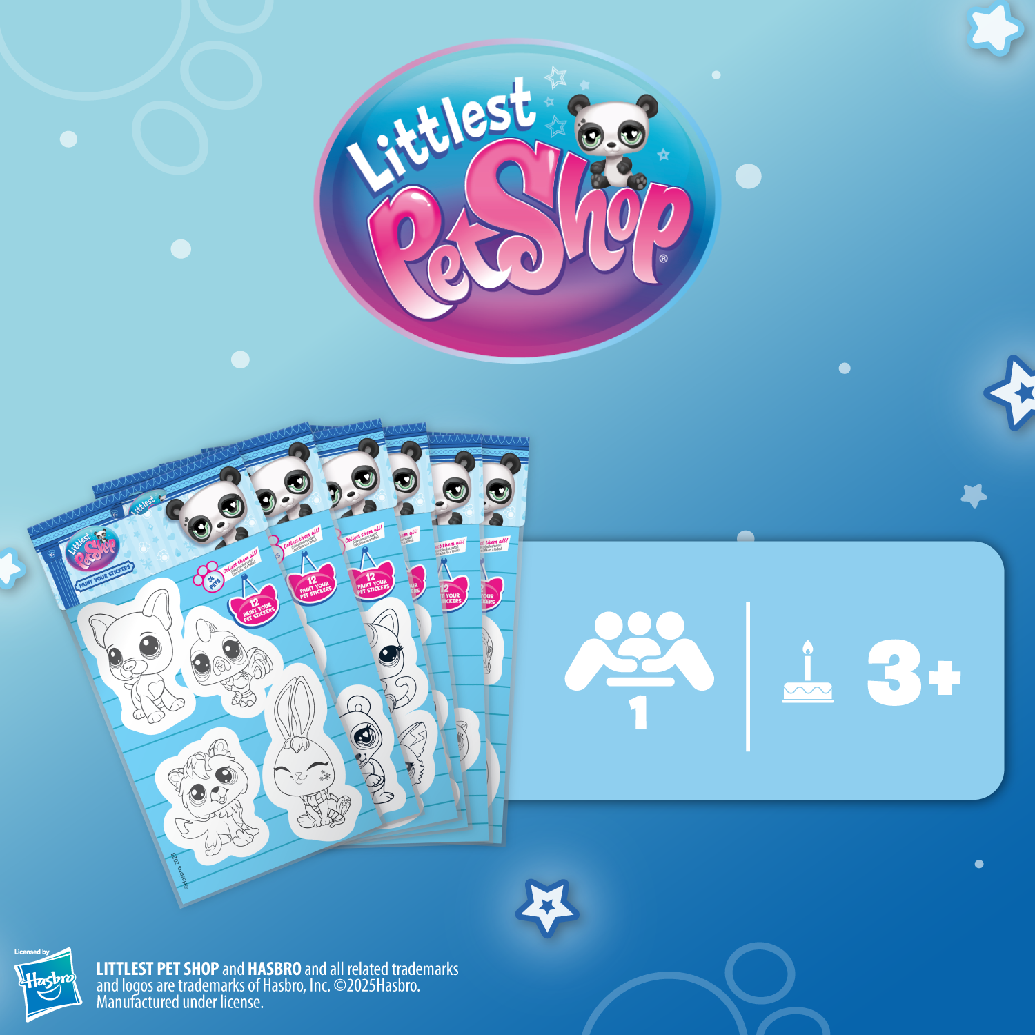 Littlest Pet Shop - Pinta tus pegatinas