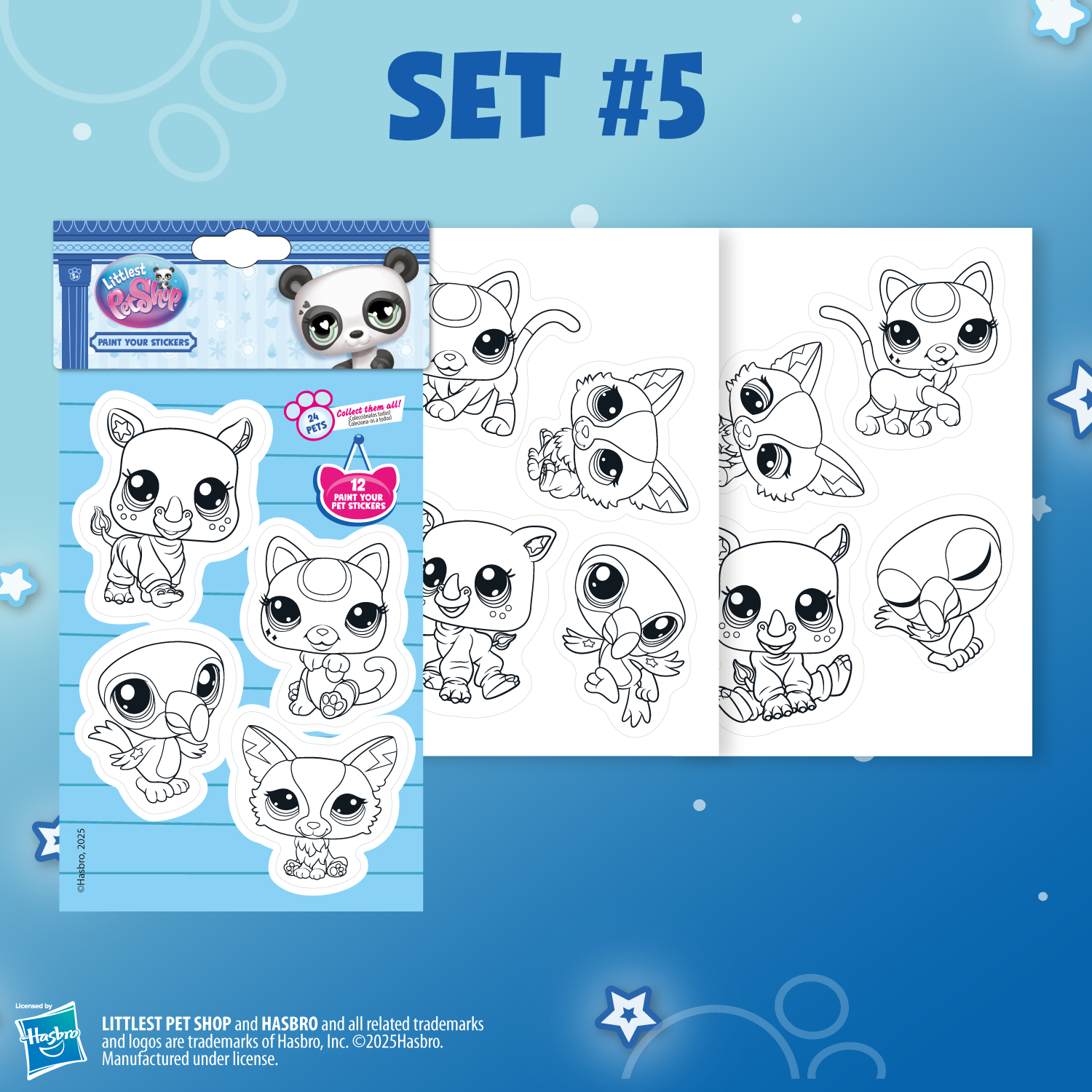 Littlest Pet Shop - Pinta tus pegatinas
