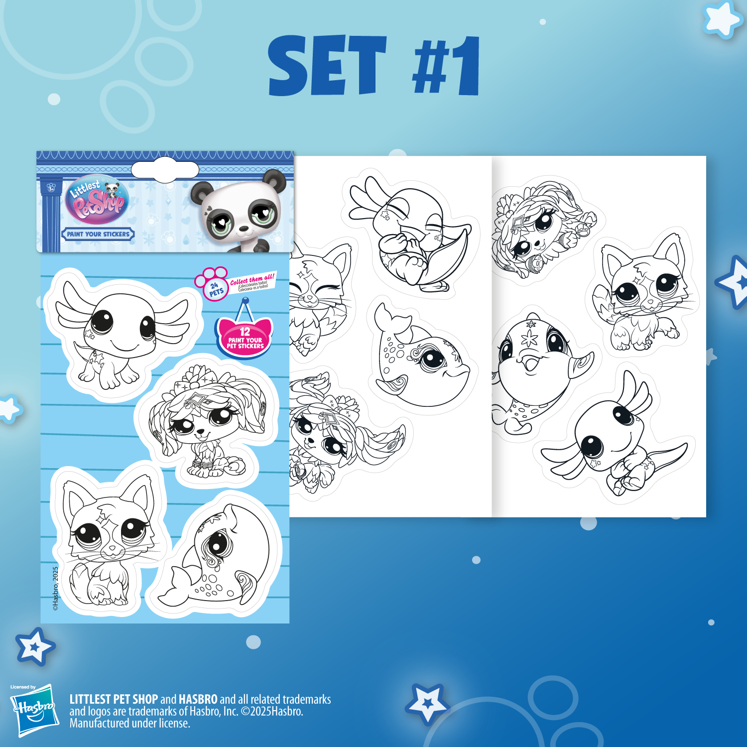 Littlest Pet Shop - Pinta tus pegatinas