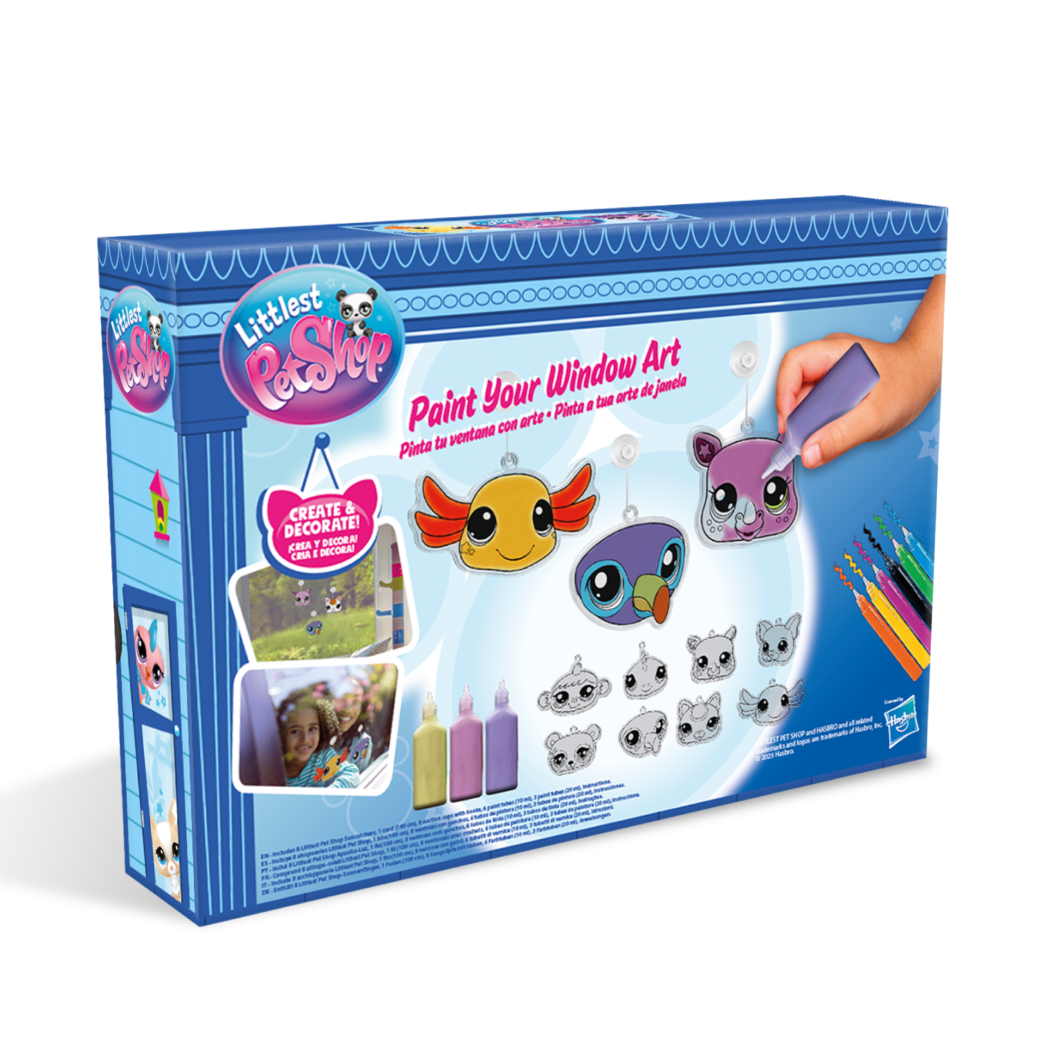 Littlest Pet Shop - Arte para pintar tu ventana
