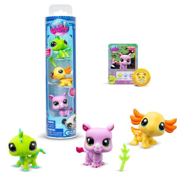 Littlest Pet Shop - Paquete de 3 mascotas #35-#37