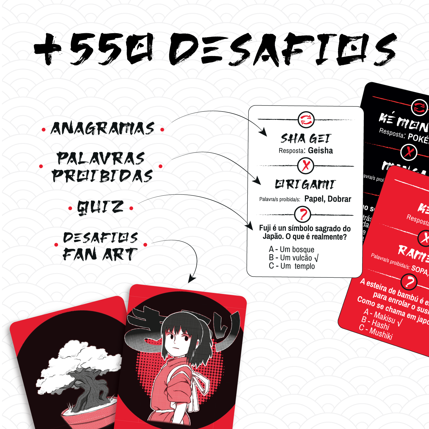 Juego de fiesta Nippon - Juegos creativos en vivo