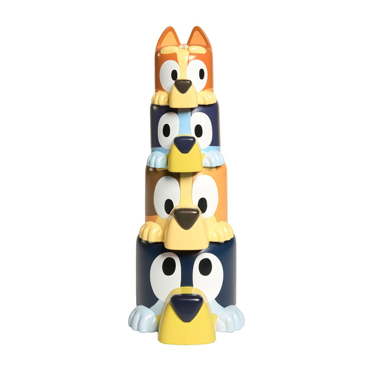 La familia Bluey derrama vasos