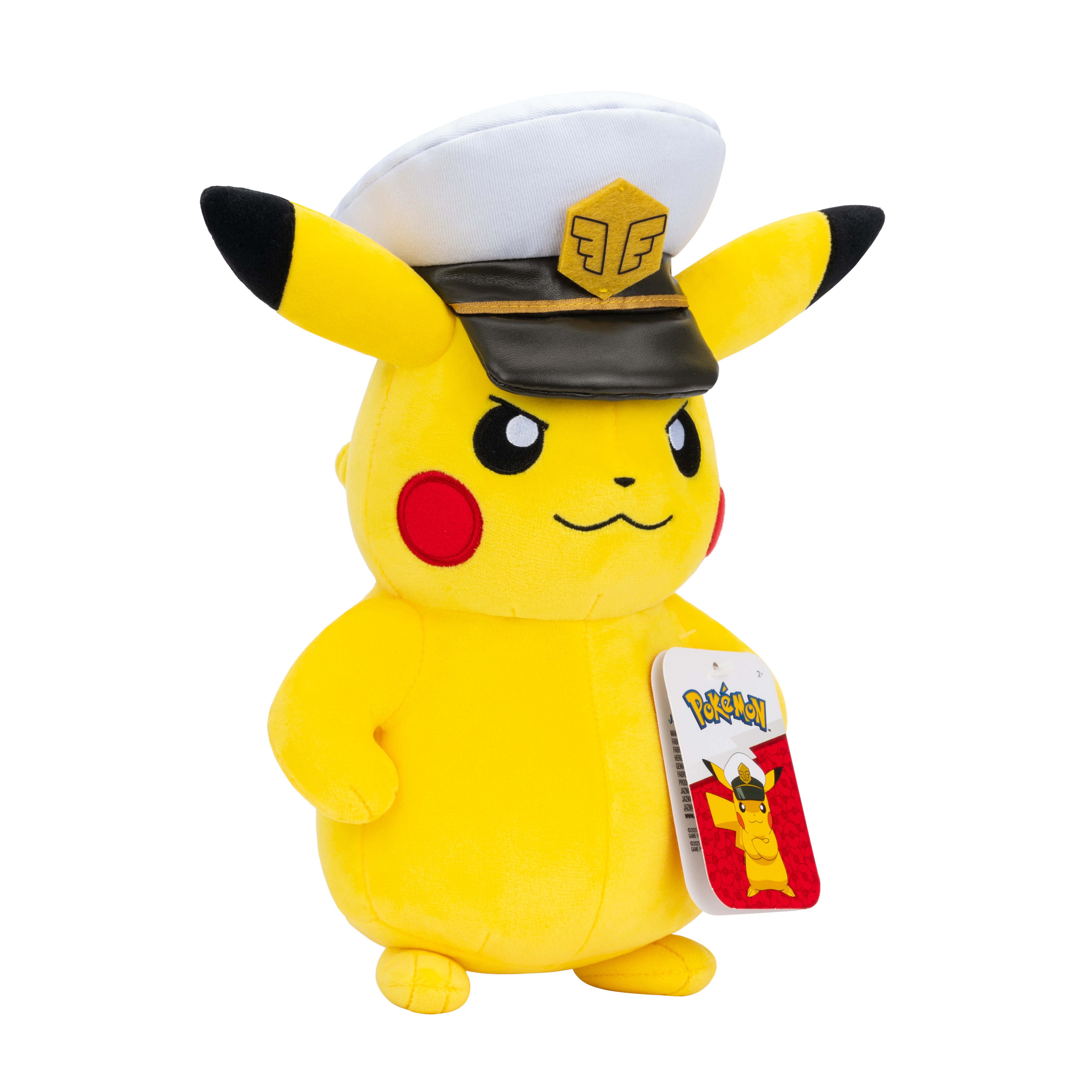 Pokémon - Peluche Capitán Pikachu 21 cm