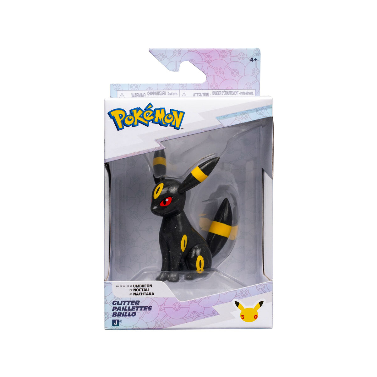 30TH Aniversário Pokémon - Figura Vinil Glitter 8cm - Umbreon