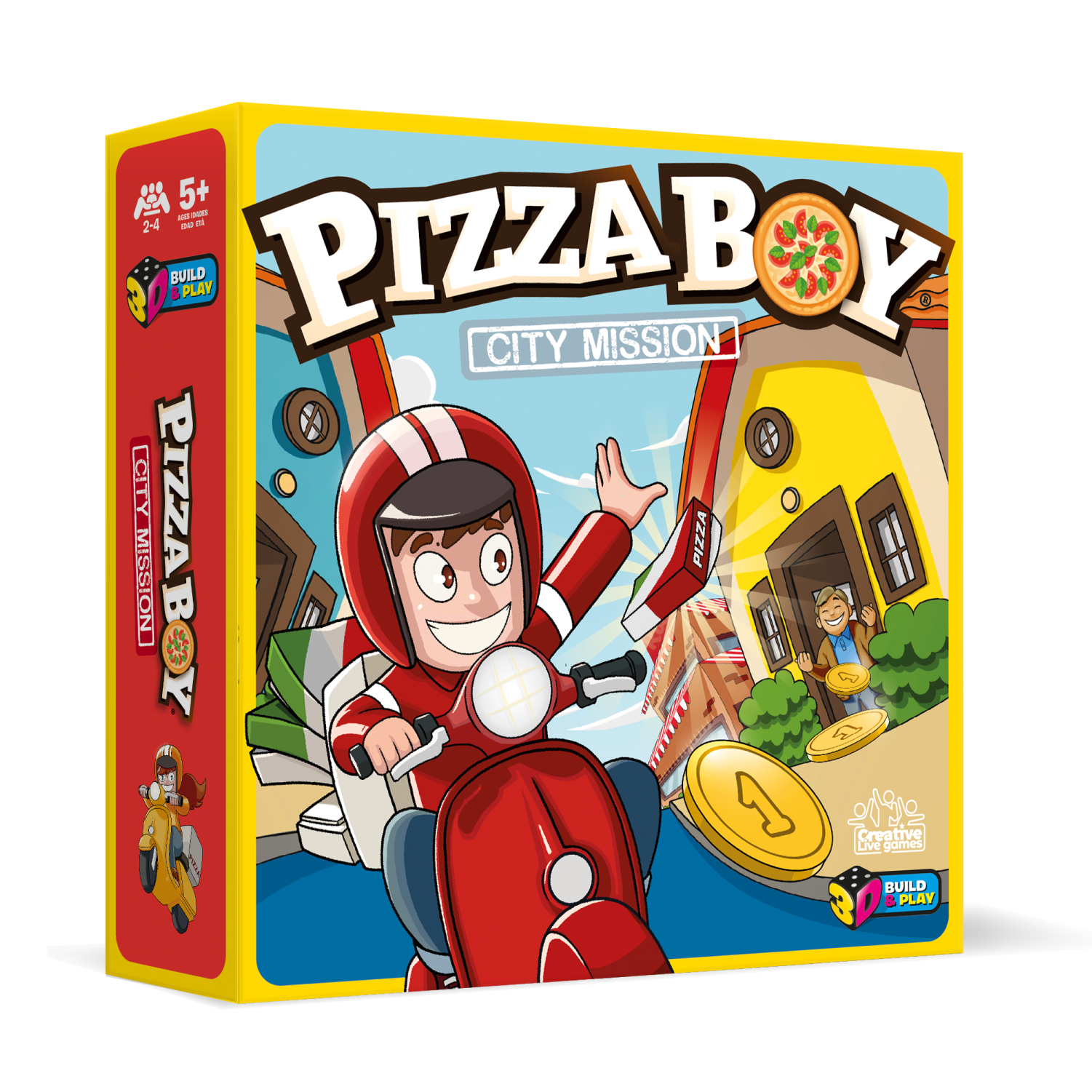 Pizza Boy City Mission - Juegos creativos en vivo