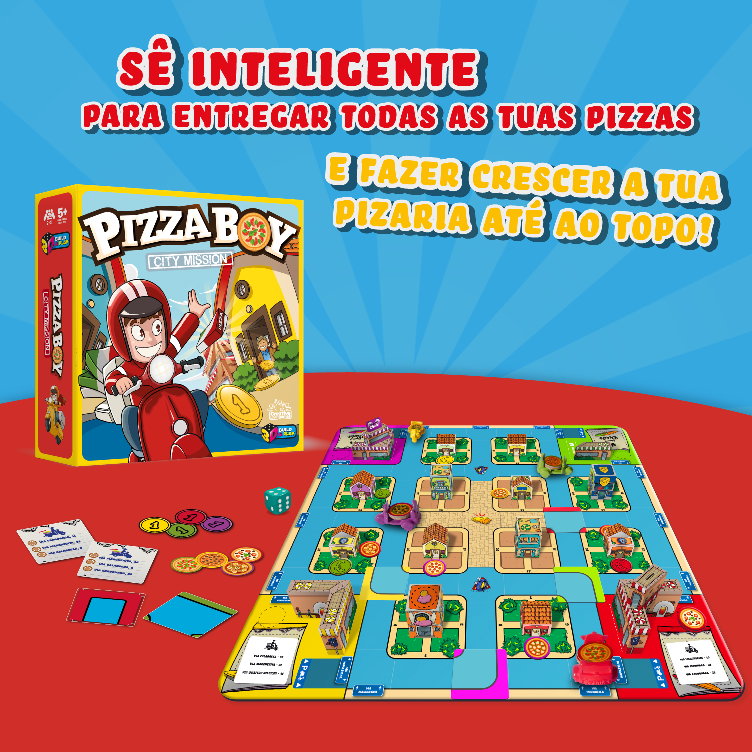 Pizza Boy City Mission - Juegos creativos en vivo