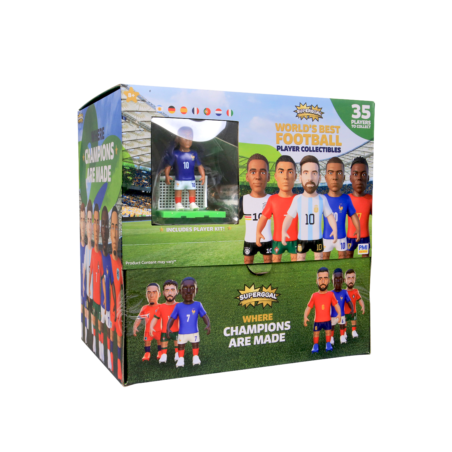 SuperGoal - Cápsula Surpresa de Futebol - Display Selado com 12 Cápsulas
