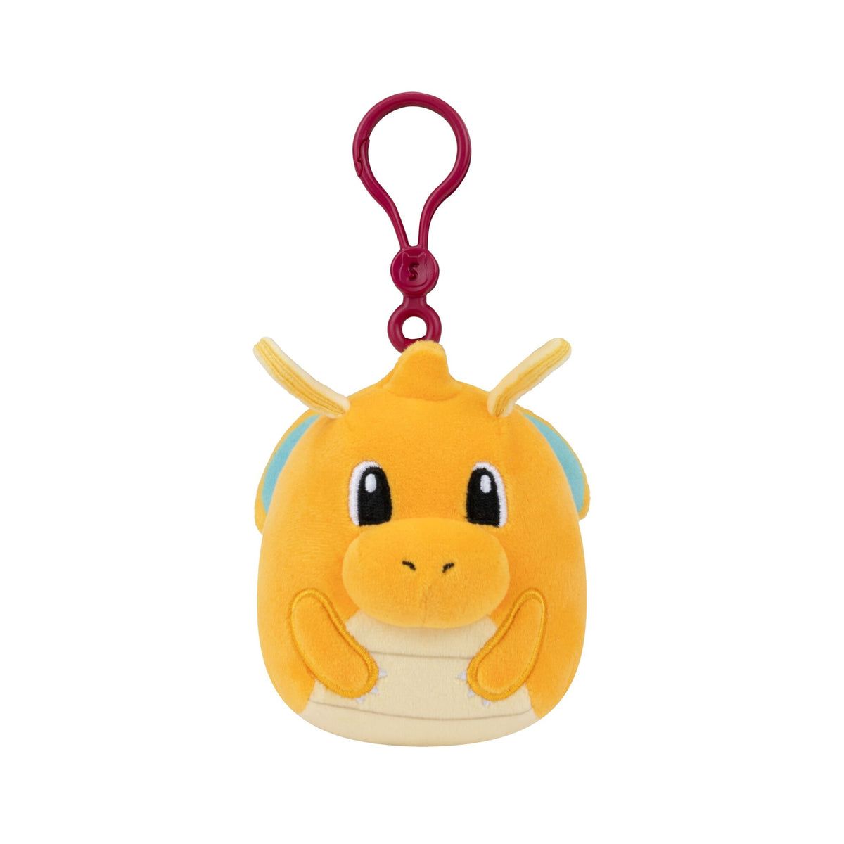Pokémon Squishmallows – Porta-chaves de Peluche Dragonite de 8 cm
