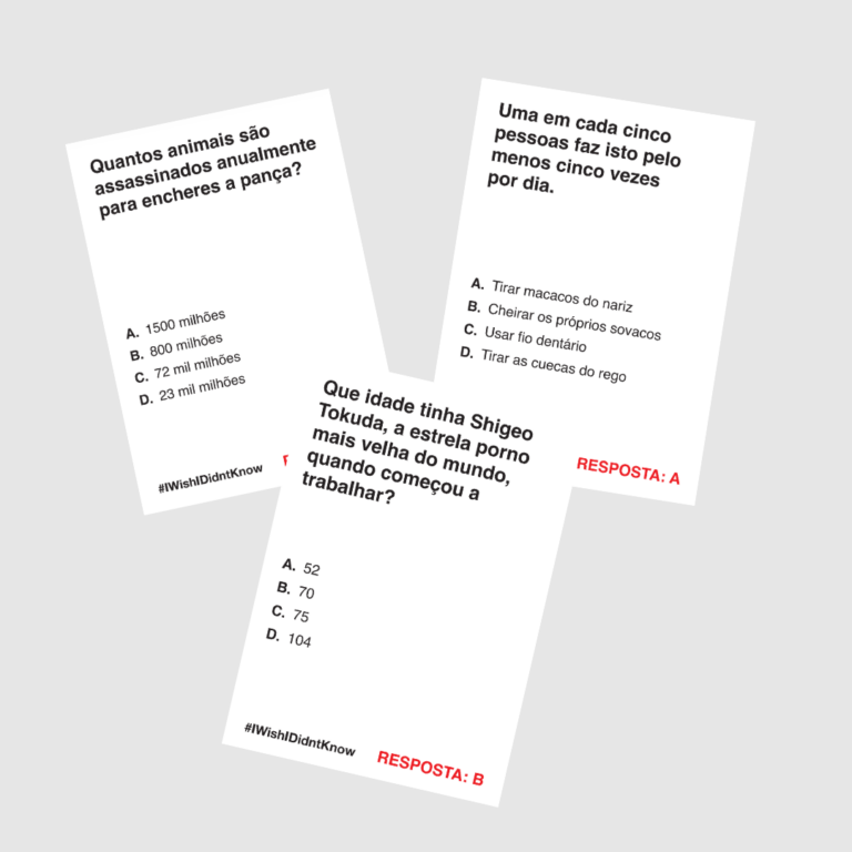 Ojalá no lo supiera (versión PT)