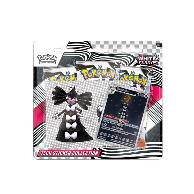 Pokémon SV10.5 White Flare - Colección de pegatinas tecnológicas