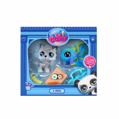 Littlest Pet Shop - Pack de 2 mascotas - Figuras n.° 20 y n.° 24